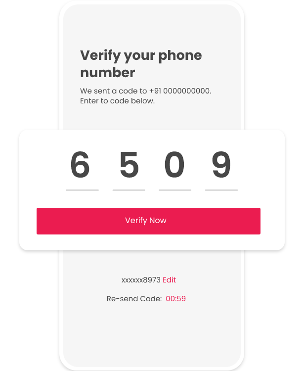 Verify your Number